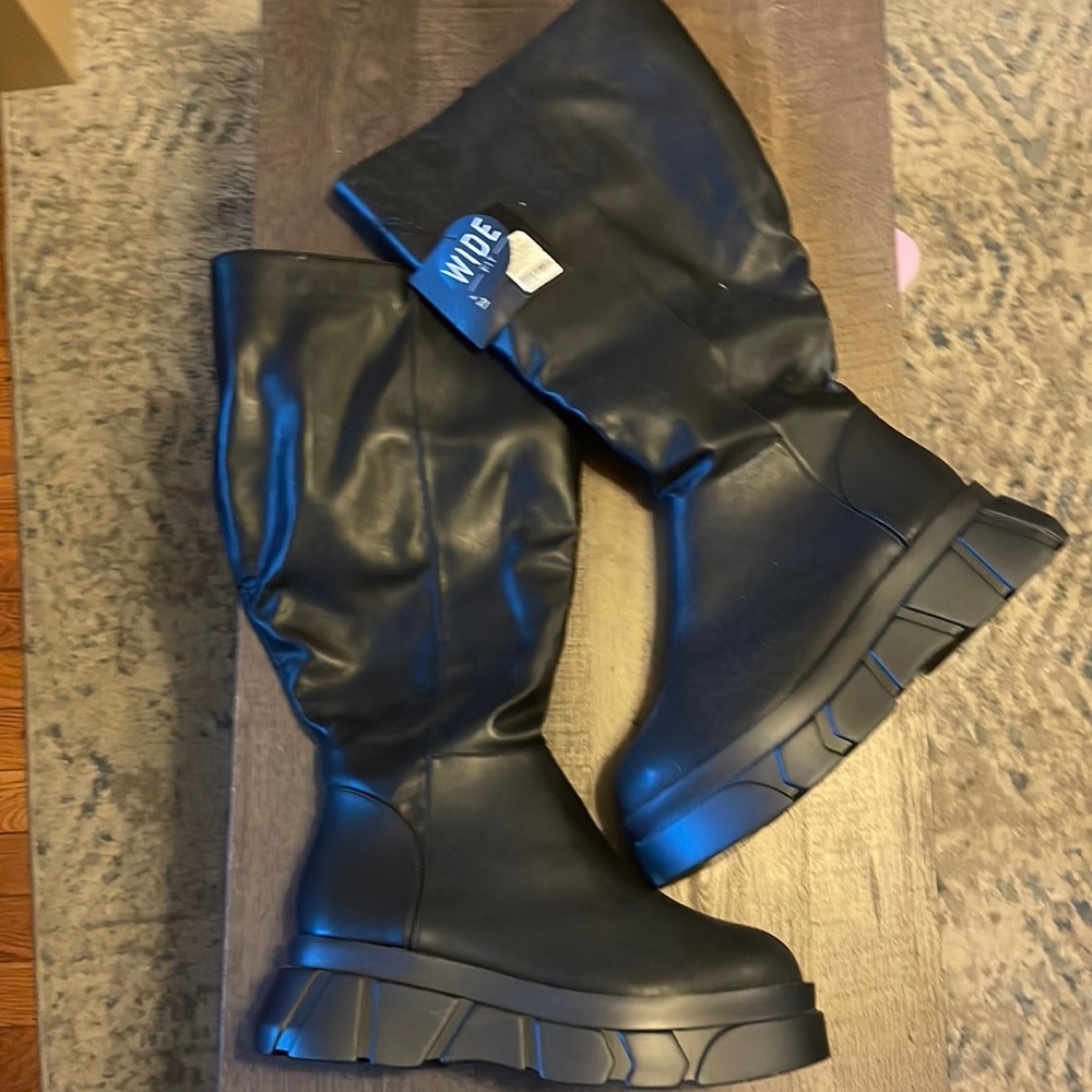 Knee Length Platform Boots